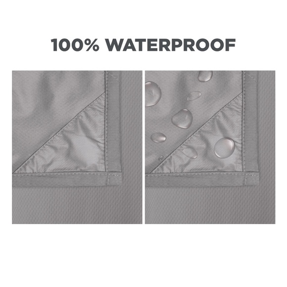 Better Homes & Gardens Waterproof Gray Fabric Shower Curtain & Liner, 70" x 72" - Picture 6 of 7